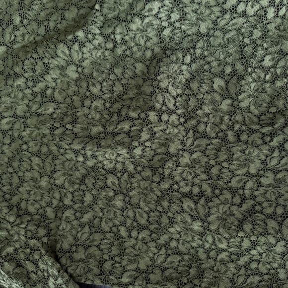 Taori Blouse - Khaki Lace - Polyamide - Sézane - Picture 3 of 4